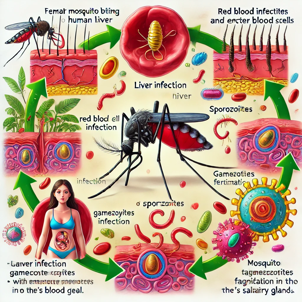 Malaria and Plasmodium Hindi